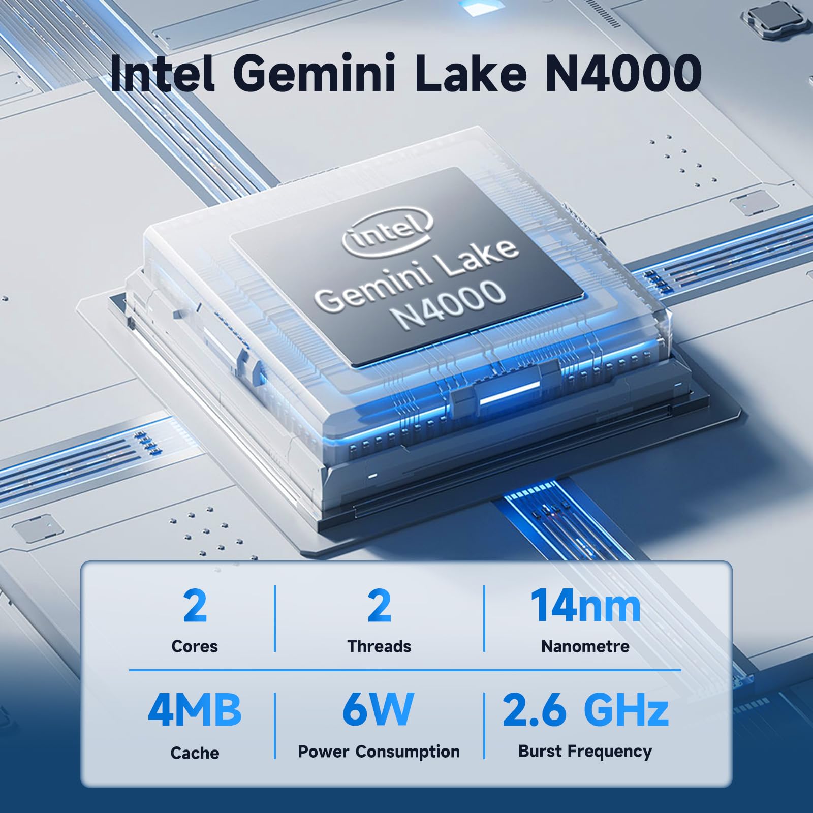 Mua Bmax B1 Pro Mini PC, Intel Celeron N4000 (Up to 2.6GHz), 8GB