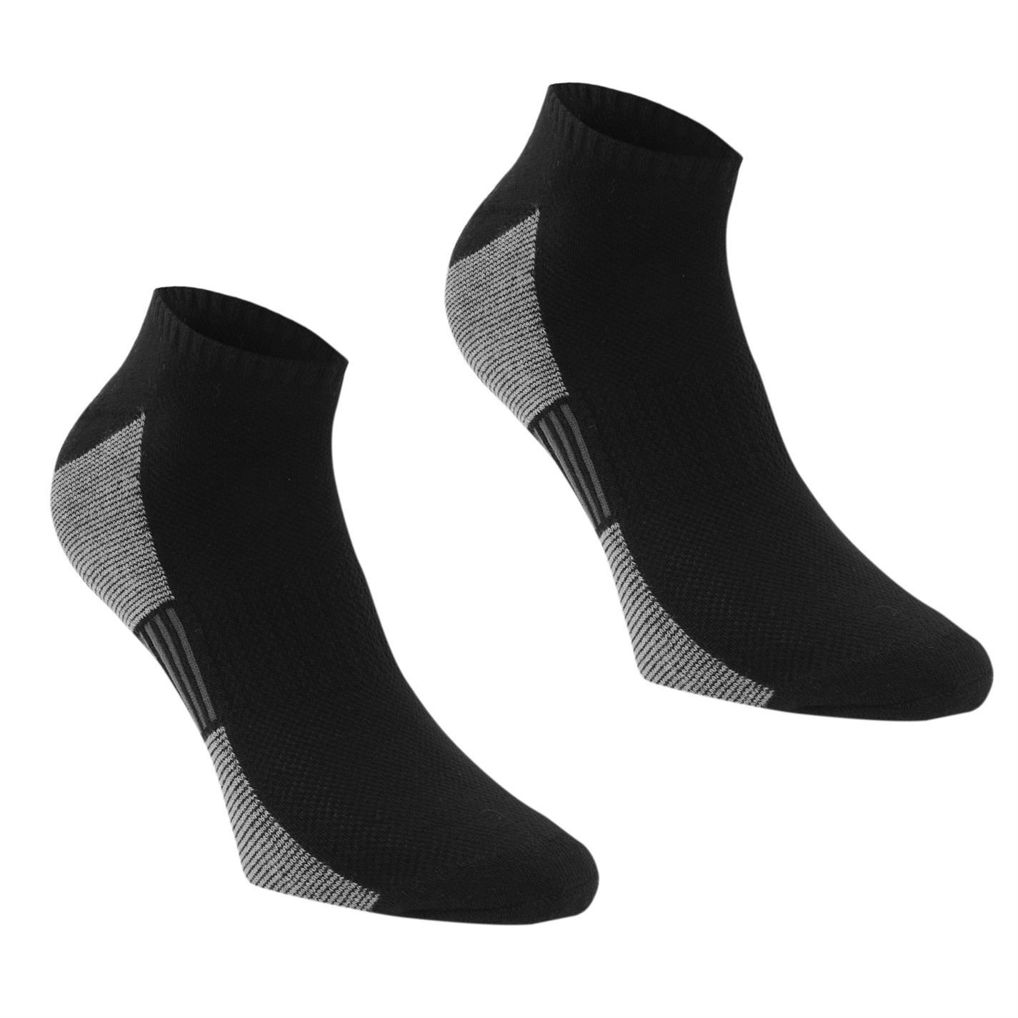 2X Dunlop Mens Performance Trainer Socks Ankle Pairs Training Sports