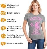IModeur Pink Heat Transfer Vinyl 12x5 ft HTV for Fabric PET Backing view 6