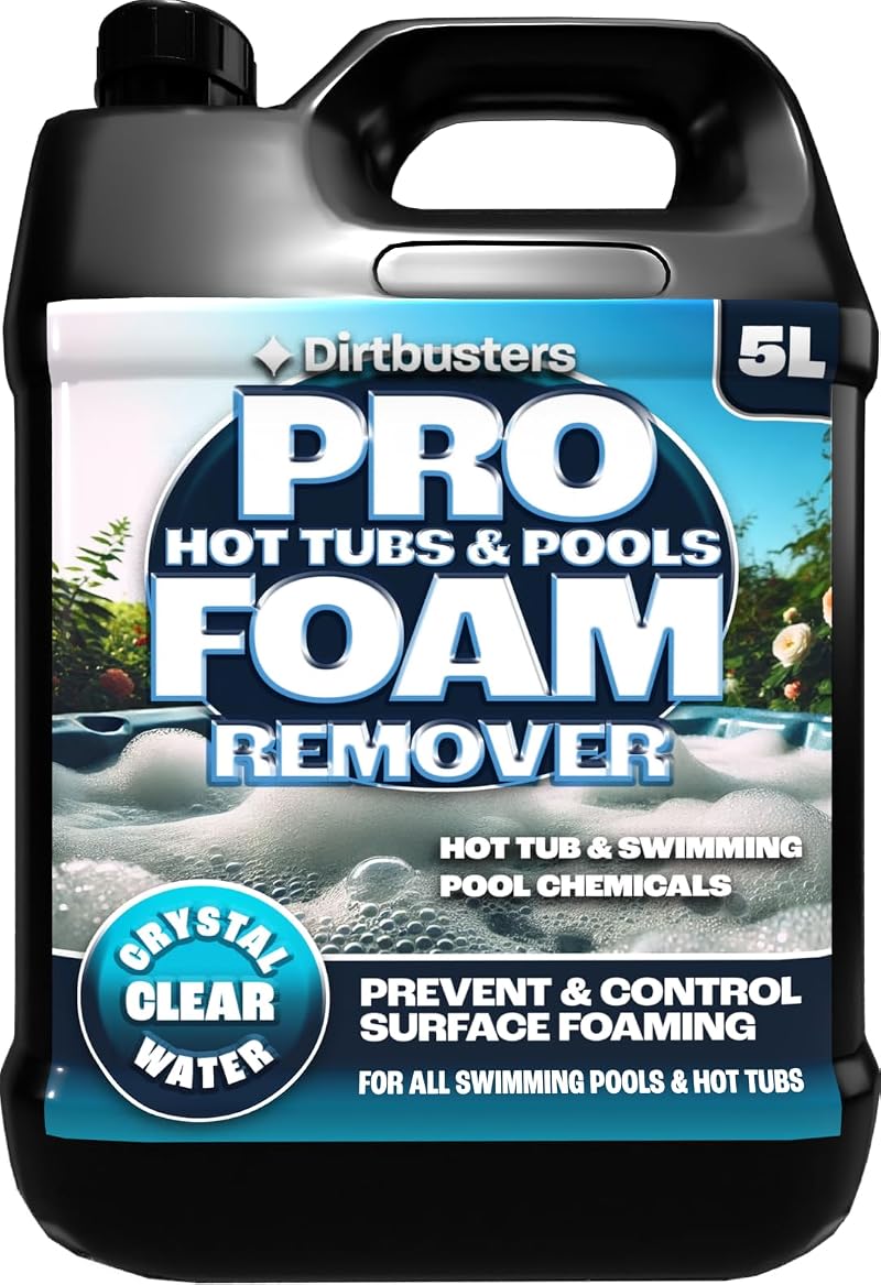 Dirtbusters Pro Foam Remover For Hot Tubs 5L Spa & Pool