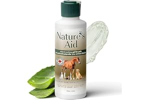 Nature's Aid Soothing Equine - Horse Coat Gel. Fast-Absorbing, Natural Formula, Antibacterial, Antifungal, Skin-Soothing, and