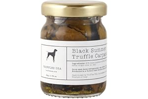 TRUFFLES USA Black Truffle Slices Carpaccio 1.76 oz - Imported from Italy - Specialty Truffle slices in Extra Virgin Olive Oil - Vegetarian - Gluten Free