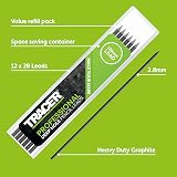Tracer Replacement Lead Set 12 x 2.8mm Graphite Leads for Tracer Pencil view 2