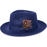 FADACHY Fedora Hats for Men &amp; Women Wide Brim Felt Hat Dress Panama Trilby Hats