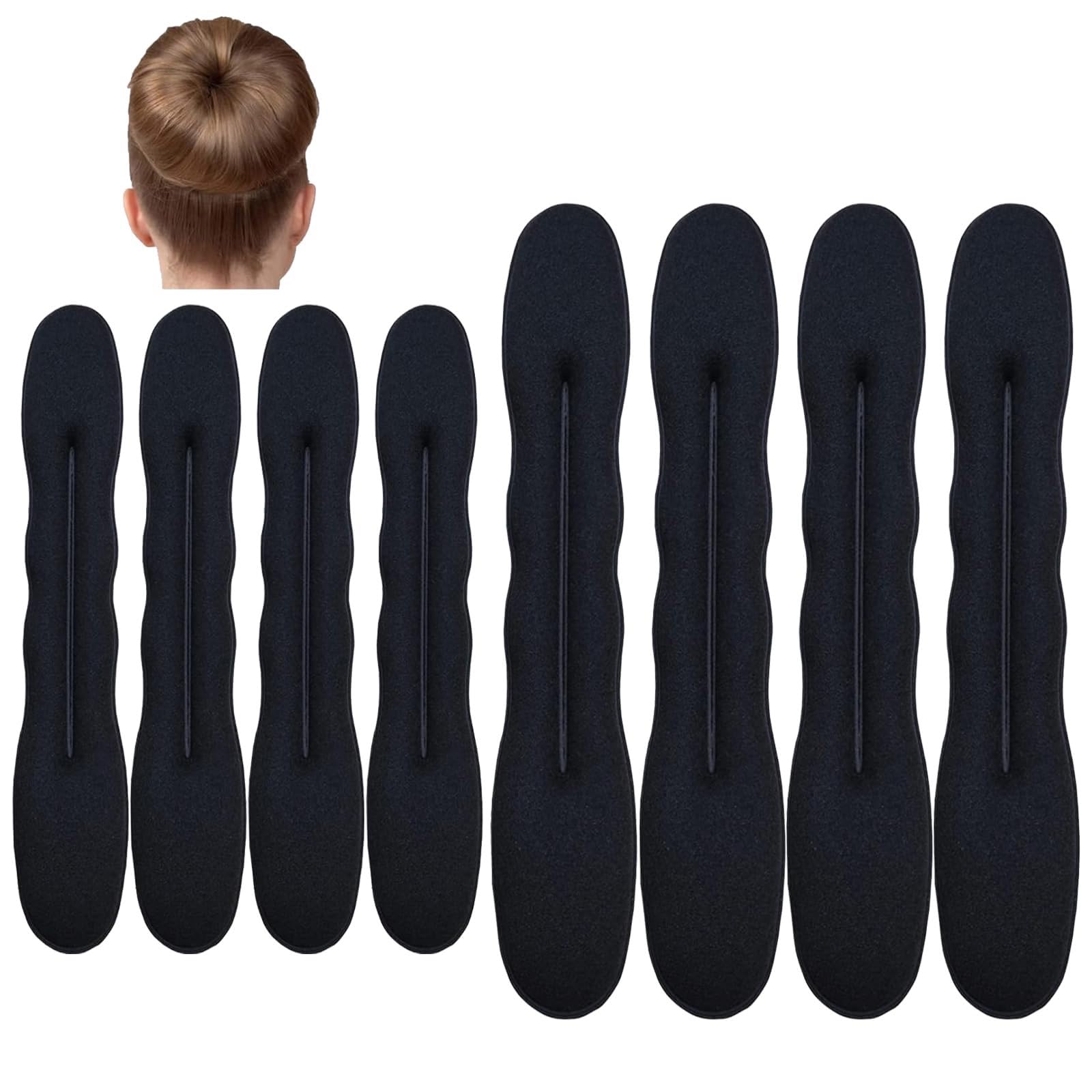 8-Pack Bun Maker Set - Magic Foam Twister & Lazy Hairpin Tool for Effortless Updos - Perfect Shapers & Accessories for Girls and Women - Gift for Stylish Hair