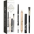 Billion Dollar Brows Best Sellers Kit, Includes Universal Brow Pencil, Brow Duo Pencil, Brow Gel and Smudge Brush for Perfectly Defined Brows