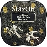 Tsukineko StazOn Midi Ink Pad, Jet Black