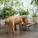 FUKUMARU Elevated Cat Bowls 15° Tilted Stand Stainless Steel Bamboo Feeding view 6