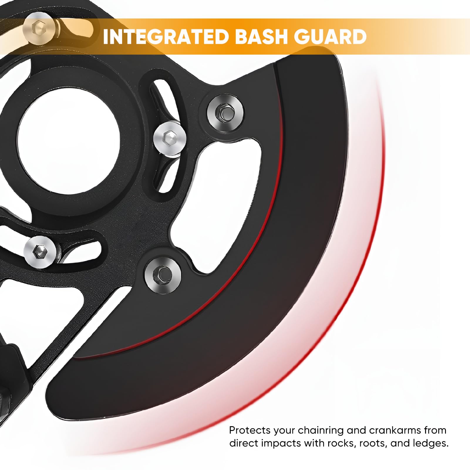 BESNIN Chain Guide 32-40T Single Disc MTB Chain Guide High-Strength Aluminum Alloy Mountain Bike Chain Guard for ISCG05 Mounting Systems - view 5