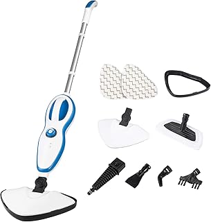 AVANTEK Dampfbodenwischer Dampfintensität einstellbar Dampfreiniger mit 120 °C Hochtemperaturdampf 30 s Aufheizzeit Teppichreiniger Multifunktion Dampfbesen