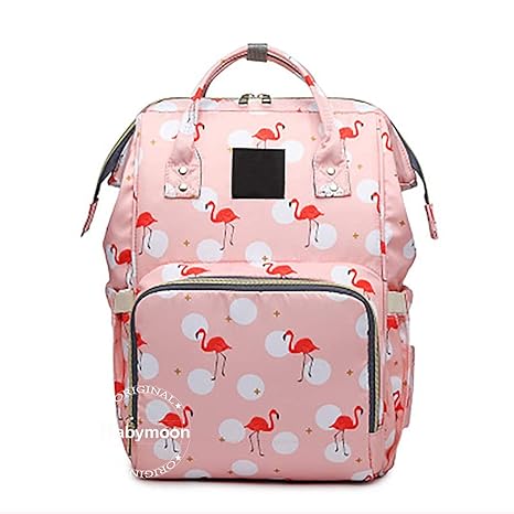 BabyMoon Multifunctoin Unisex Large Capacity Waterproof Diaper Backpack Bag with Insulated Pockets
