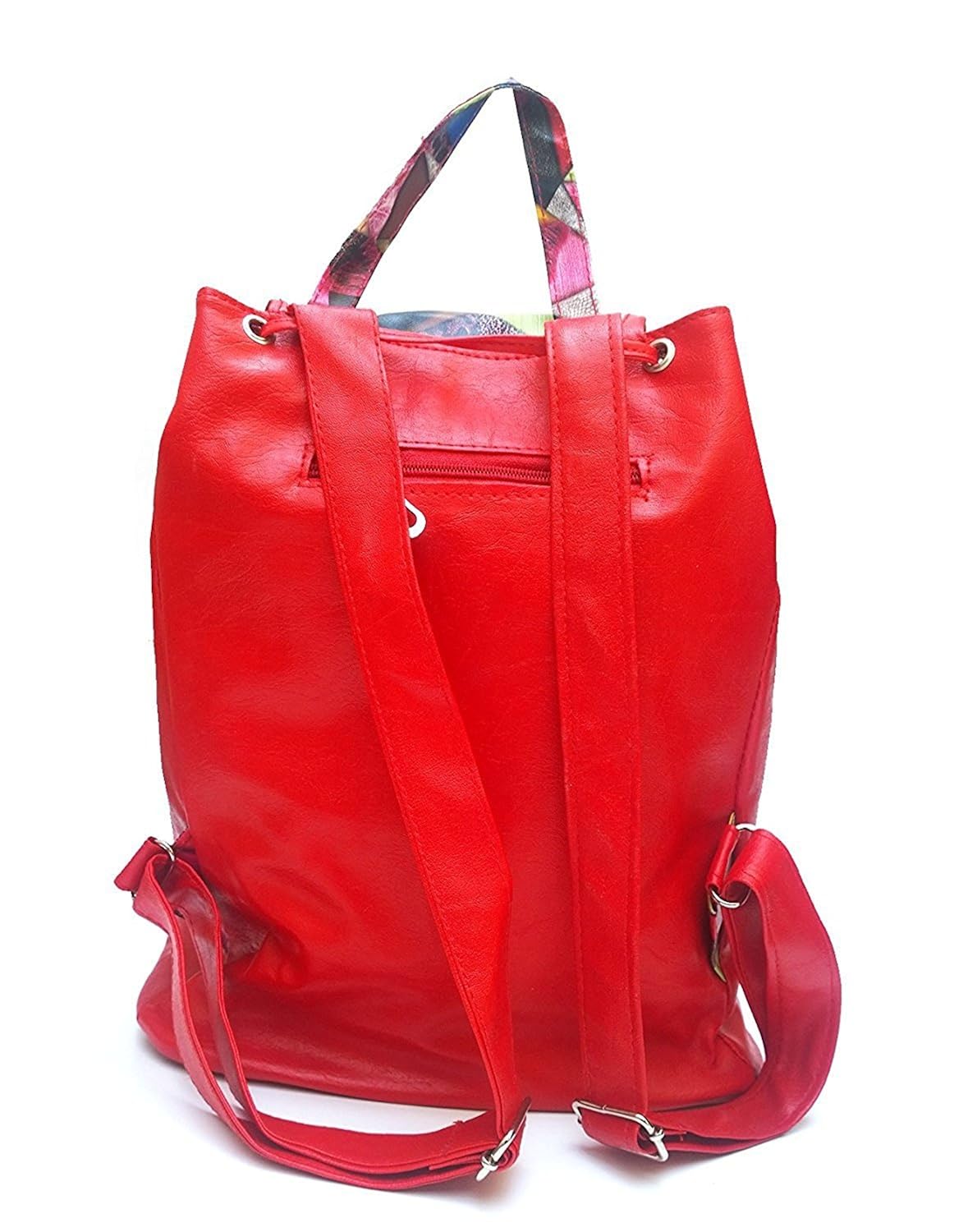 glory fashion women's stylish handbag backpack red 235
