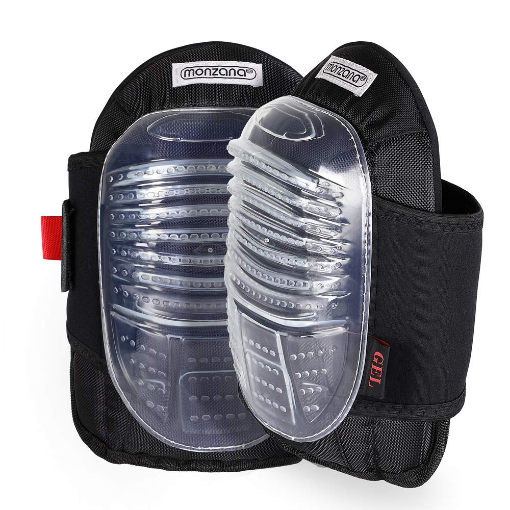 Deuba Knee Pads 2 Pieces One Size Adjustable Elastic Bands Gel Protection Knee Protector Equipment Cushion