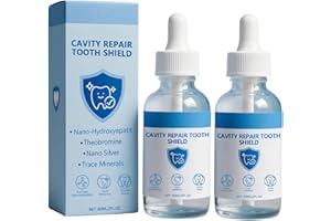 GENERIC Cavity Healing Tooth Armor Liquid | Nudenta Odontic Repair | Teeth Whitening with Remineralization Drops | Protects Tooth Enamel and Helps Keep Gum Healthy | Hydroxyapatite | 60 ML