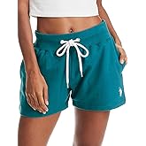 U.S. Polo Assn. Women's French Terry Sweat Shorts Valentines Gifts for He