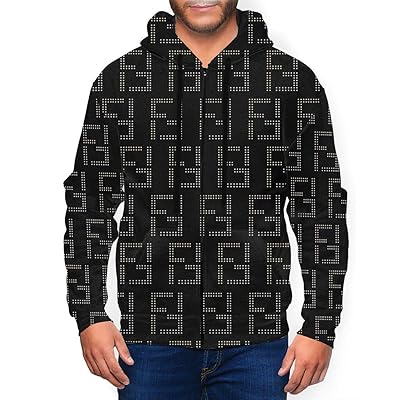 Buy Fendi Men's Full-Zip Fashion Hoodie Online Kuwait Ubuy