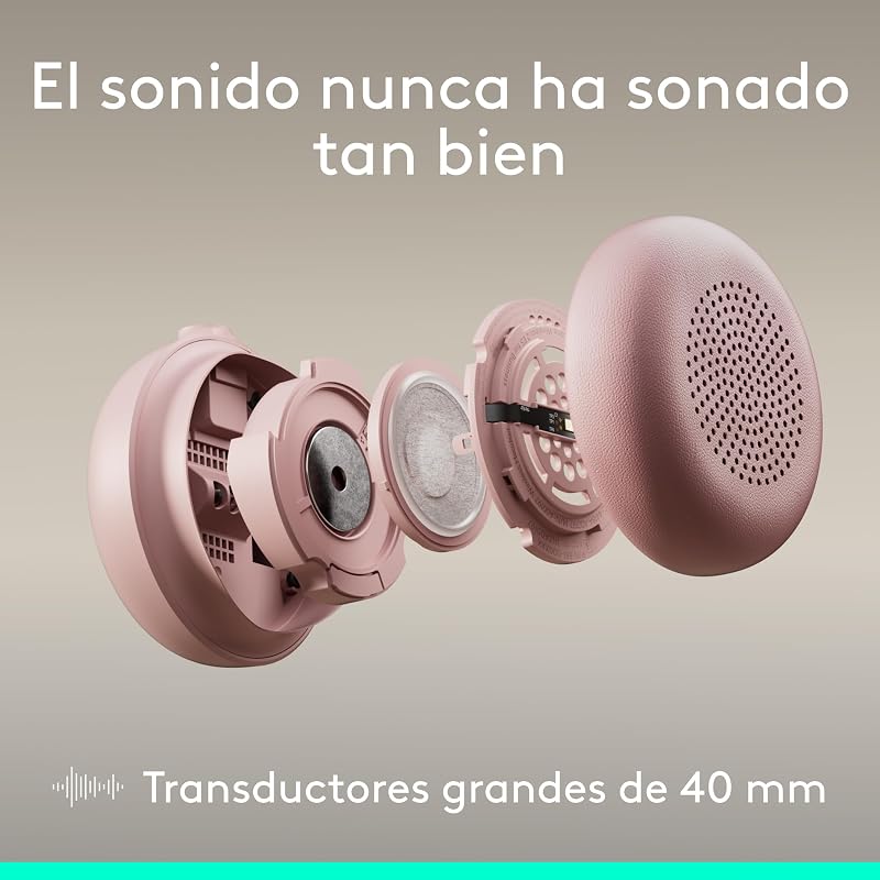 Zone Wired 2: Auriculares con Cancelación de Ruido, Rosa — foto 4 de 8