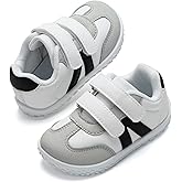 tombik Toddler Shoes Lightweight Barefoot Walking Shoes Non-Slip Sneakers with Dual Hook and Loops