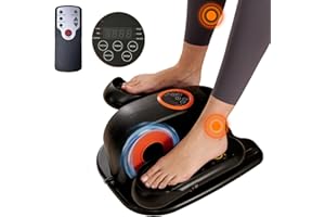 HOTSWEAT Under Desk Elliptical Exercise Machine - Foot Massager Electric Seated Pedal Elipse with Remote Control - Quiet Ellipse Leg Exerciser as Seen on TV for Seniors