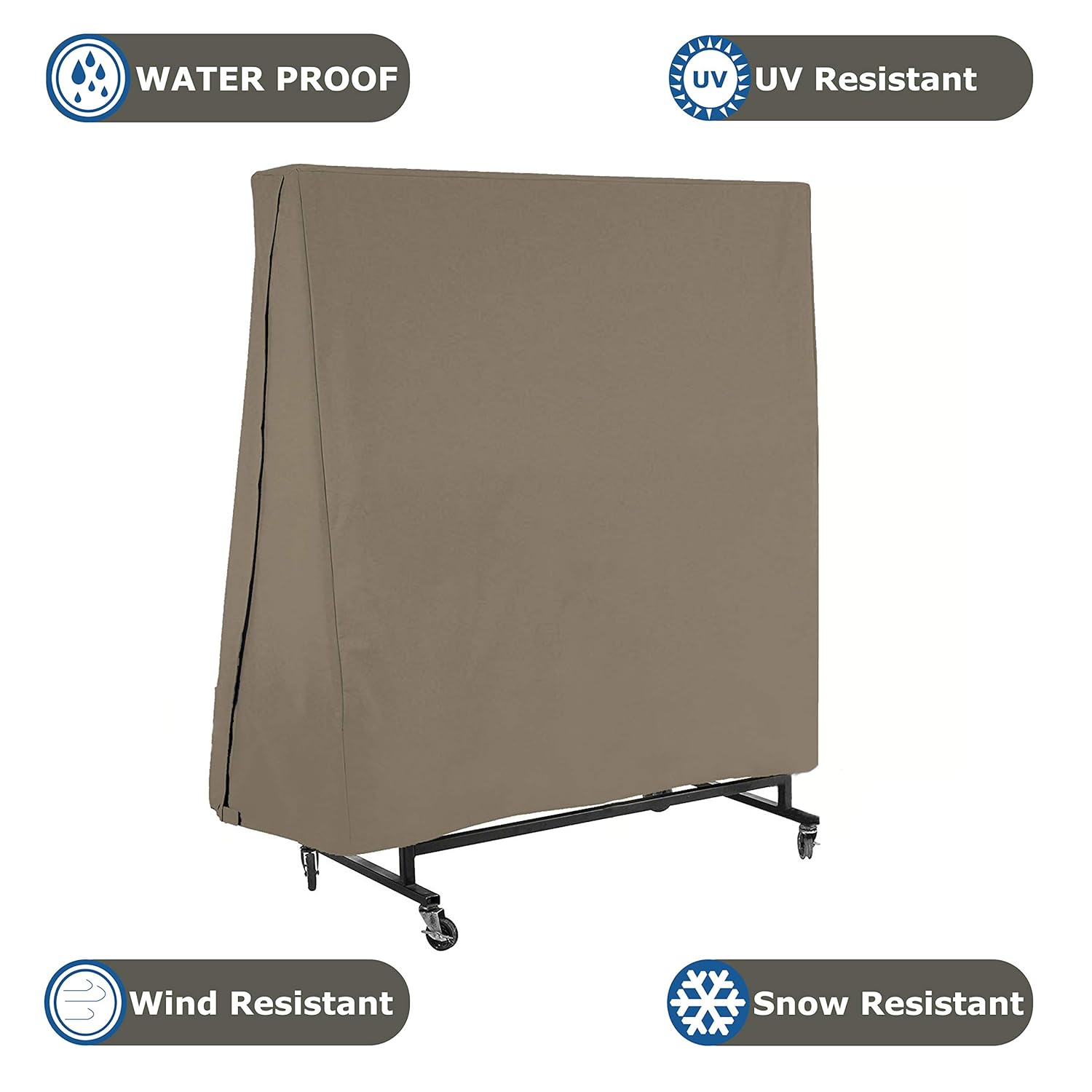 Ping Pong Table Cover For Indoor Outdoor Waterproof Uv