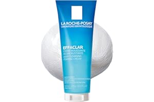 La Roche-Posay Effaclar Deep Cleansing Foaming Facial Cleanser, Cream Cleanser & Daily Face Wash for Oily Skin & Acne Prone Skin to Minimize Look of Pores