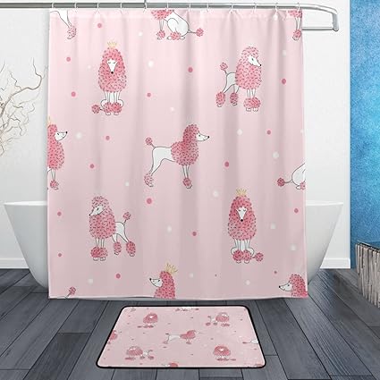 Amazon Com Naanle Cute Pink Poodle Dog Animal Waterproof