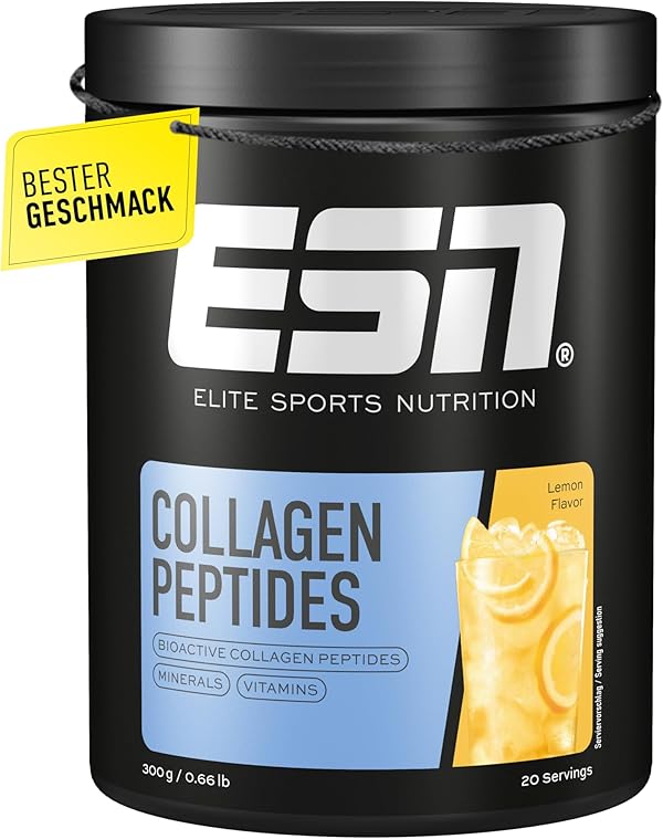 ESN Collagen Peptides, Lemon, 300 g - made in Germany