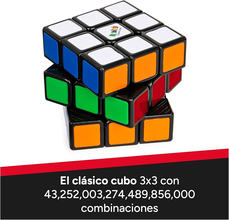 Cubo Rubik Oficial 3x3 Rápido y Veloz Desafía tu Mente +8 años