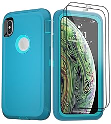 Case for iPhone Xs Max Case with 2 Screen