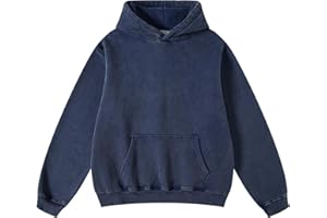 Dnzzs Mens Womens Oversized Acid Wash Hoodie Heavyweight Fashion Hooded Sweatshirts Athletic Vintage Tops Streetwear Unisex