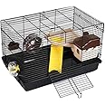 EMUST Hamster Cage, Large Guinea Pig Cage Haven Habitat，Small Animal Cage for Hamster, Guinea Pig, Gerbil- Includes Exercise 