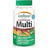 Jamieson Multivitamin Gummies for Adults Juicy Orange Flavour, Supports Immunity, Energy and Overall Health. With Zinc, Vitam