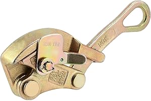 JOIKIT 2 T Cable Grip, 4408 Lbs Wire Grip Pulling Tool Steel Rope Cable Gripper, Wire Grip Hand Puller with Swing Latch, Steel Cable Puller Tightening Tool for Wire Rope