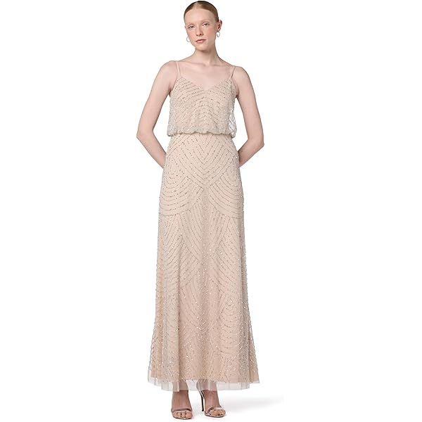 Amazon.com: Calvin Klein Women's One Shoulder Ruched Gown, Buff/Silver 2 :  Clothing, Shoes & Jewelry