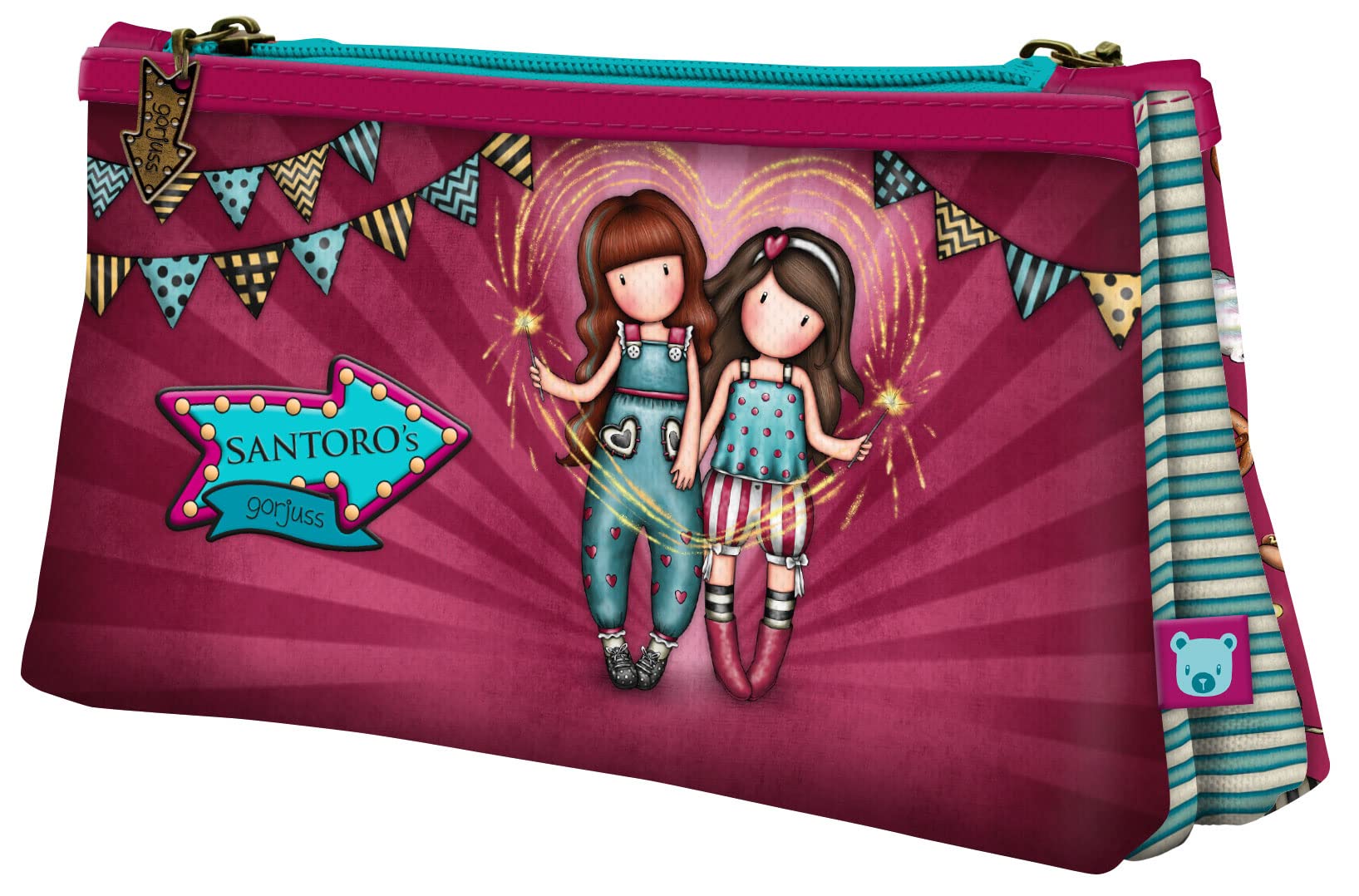 Santoro Gorjuss - Double Pencil Case - Fireworks