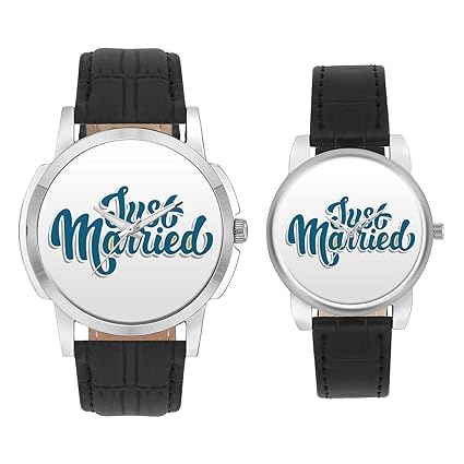 Gifts for Couple, Multicolor Dial Wrist Watch for Men and Women