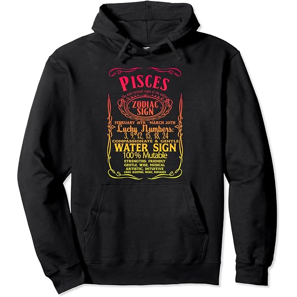 FerociTees Unisex Gemini Zodiac Hoodie - Astrology Pride Pullover, Printed In USA, Comfort Fit - View #9