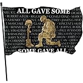 Memorial Day Patriotic House Flag 3x5 FT Veteran USA flag 4th of July Independence Day Large Banner Polyester Double Sided Mirror Printing Yard Outdoor Flag For Lawn Patio Yard Garden Home Outdoor Decor