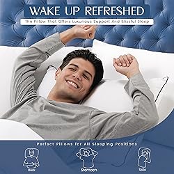 OFNEED King Size Set of 2 Bed Pillows for Sleeping
