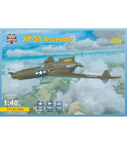 Amazon.com: Modelsvit MDV48008 1:48 XP-55 Ascender [Model Building