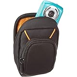 Amazon Basics Large Point and Shoot Camera Case, 6 x 4 x 2 Inches, Black, Solid