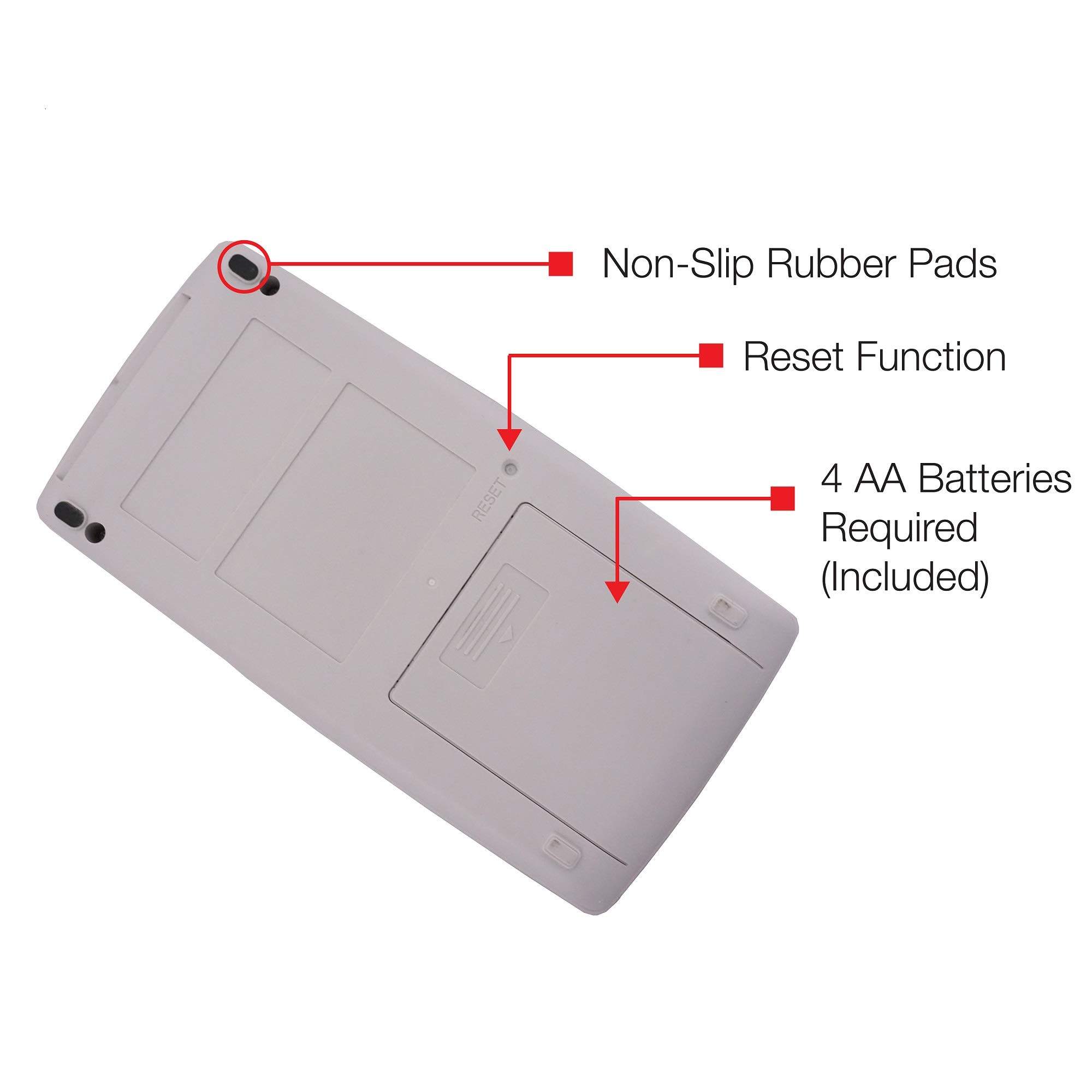 Sharp EL-1611V Handheld Portable Cordless 12 Digit Large LCD Display Two-Color Printing Calculator with Tax Functions