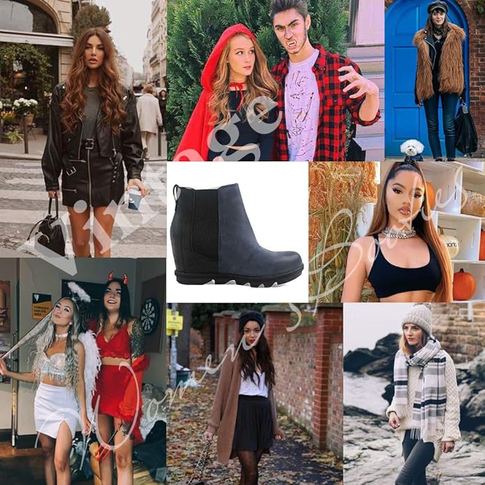 Vimisaoi Chelsea Comfortable Booties Outdoor
