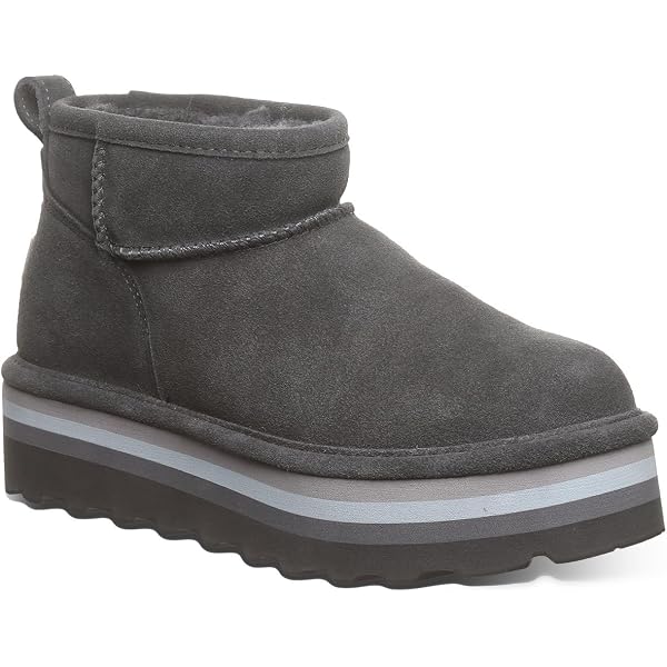 BEARPAW Women's Boticia Boot - Suede Winter Boot With 2.5 Inch Heel