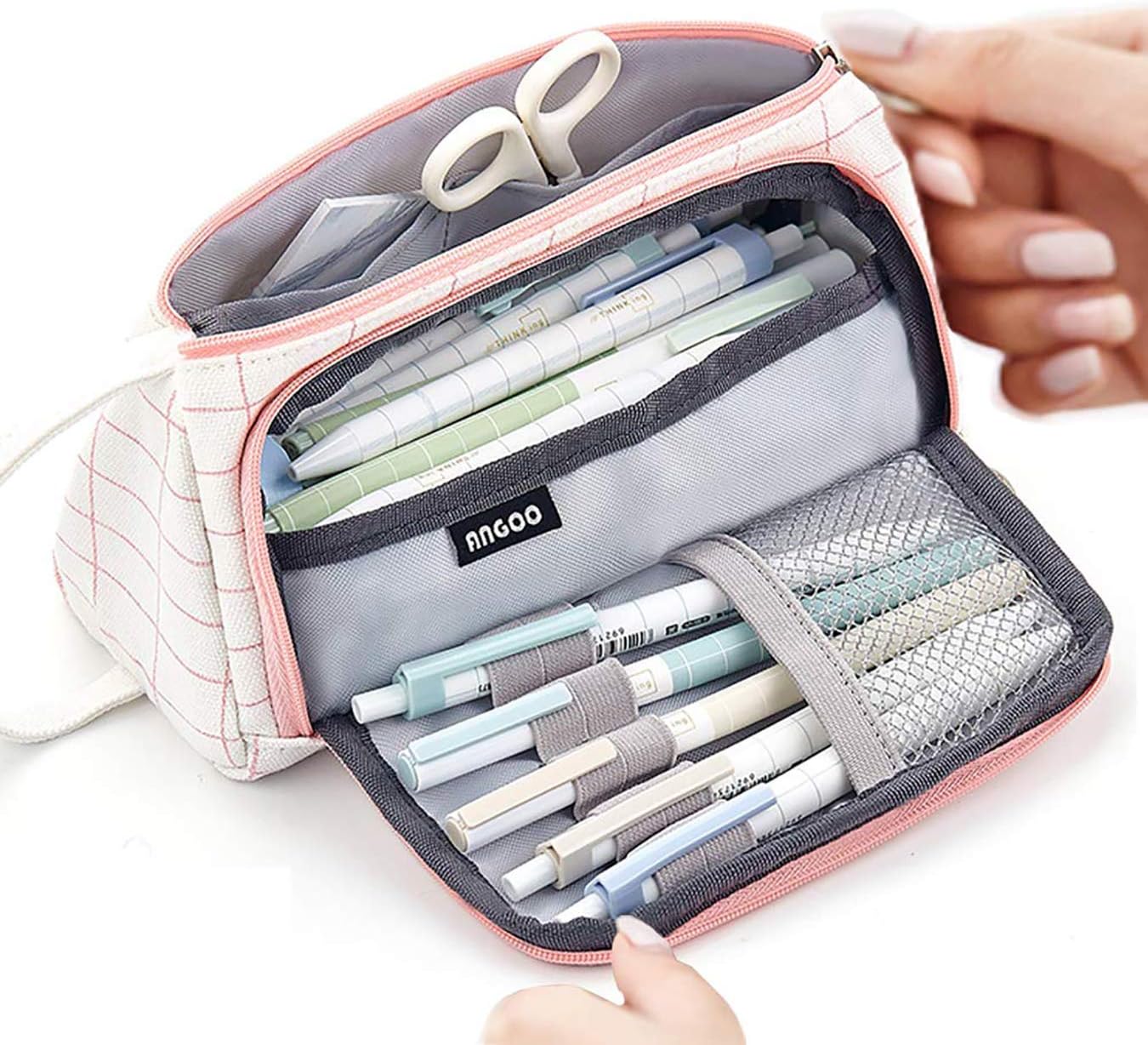 FINPAC Federmäppchen Große Kapazität - Schüler Mäppchen Mit Reißverschluss