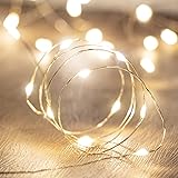 Cosumina 2 Pack 33Ft 10M Battery Powered Fairy Lights Indoor String Light Twinkle Lights with Remote for Wedding Garden Party