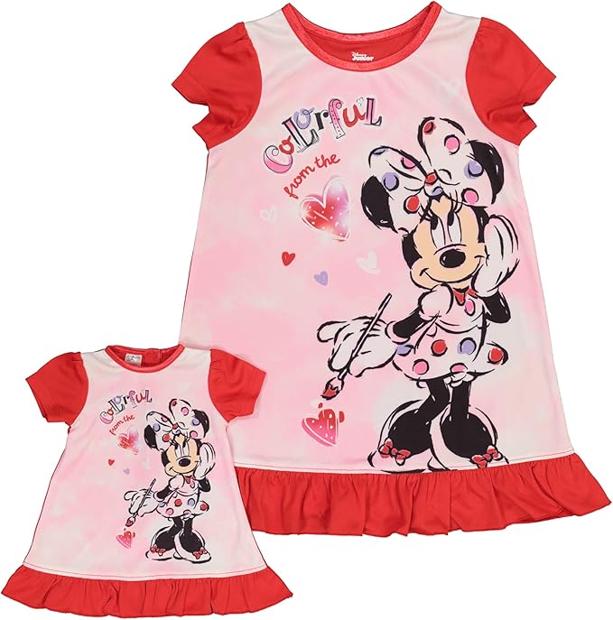 Amazon.com: Disney Girls' Minnie Mouse Nightgown: Clothing