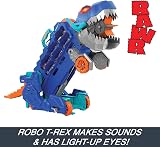 Hot Wheels City Ultimate Hauler T-Rex Transporter Stomping Dino Set view 5
