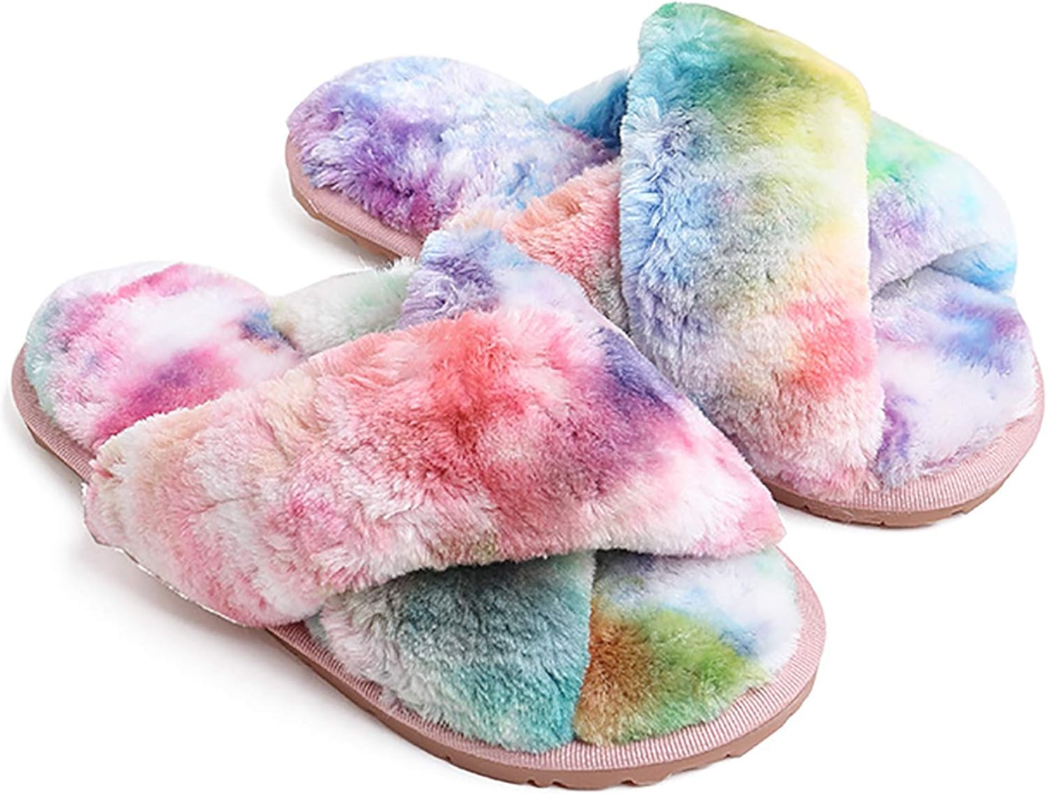joules rainbow slippers womens
