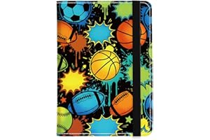 CRAFTYMELODY PU Leather Passport Holder Cover 5.9×4.3 Inch with Credit Card Slot Boarding Pass Slot Combo Blocking Passport H